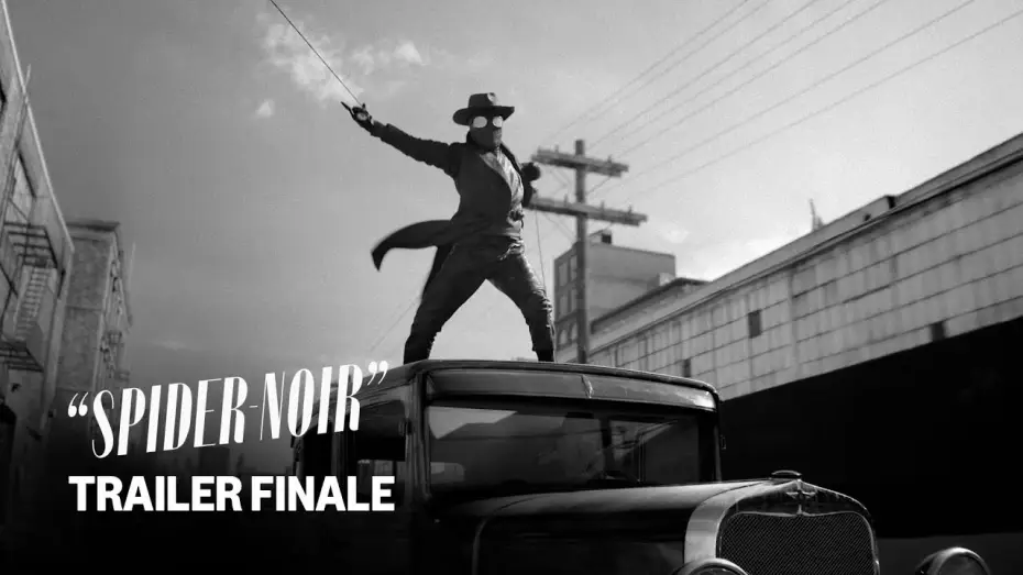 Video for the series Spider-Noir — Authentic Black & White Trailer Finale