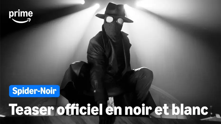 Video for the series Spider-Noir — Teaser officiel en authentique noir et blanc