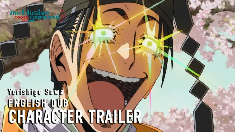 Video for the series The Elusive Samurai — Character Trailer - Yorishige Suwa (English Dub)