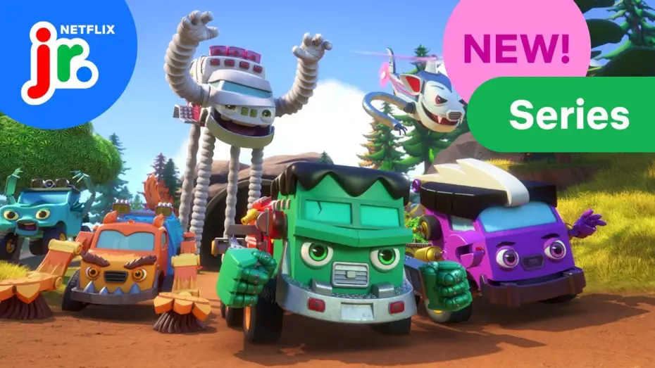 Video for the series Mighty Monsterwheelies — Official Trailer