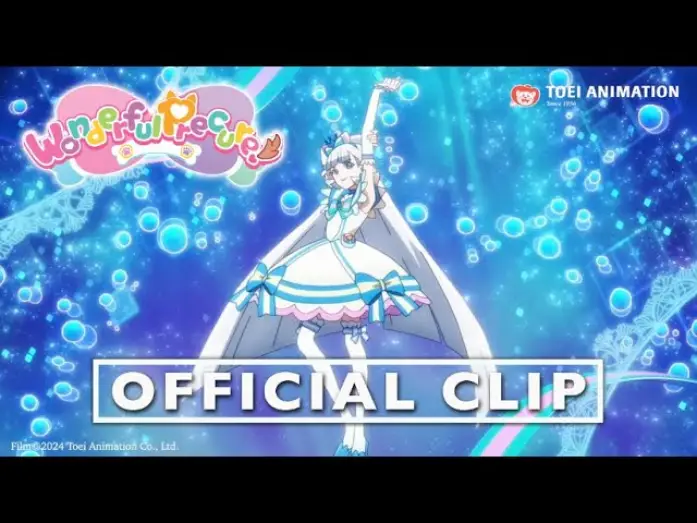 Video for the series Wonderful Precure! — Transformation into Cure Nyammy [Subtitled]