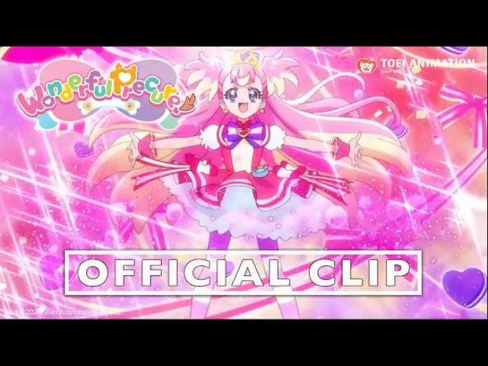 Video for the series Wonderful Precure! — Transformation into Cure Wonderful and Cure Friendy [Subtitled]