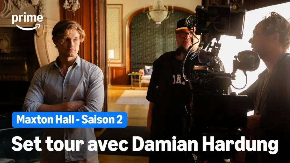 Video for the series Maxton Hall – The World Between Us — Set tour avec Damian Hardung - Maxton Hall S2 | Prime Video