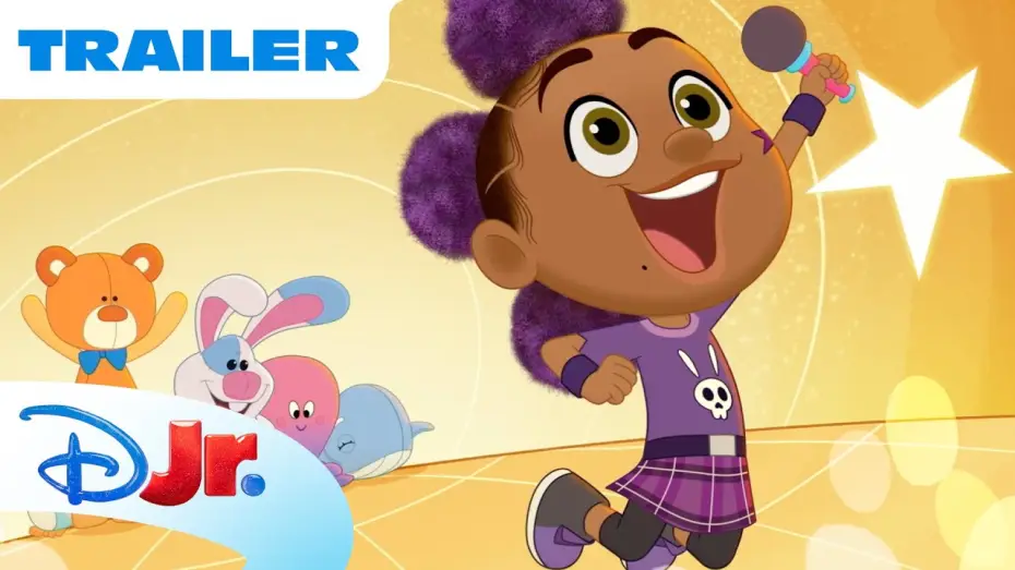 Video for the series Hey A.J.! — Hey AJ! Official Trailer 🐰🚀 | Meet AJ & Her Magic Imaginations! | @disneyjr