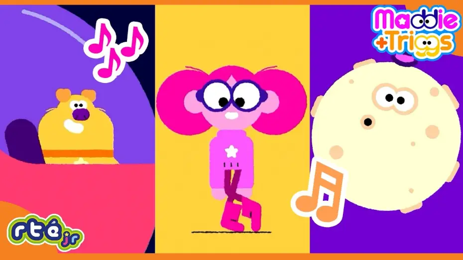Video for the series Maddie + Triggs — 🎶 Feel-Good, Fun Songs with Maddie and Triggs! 🎵 | Maddie + Triggs 👧🐶 | @RTÉjrOfficial