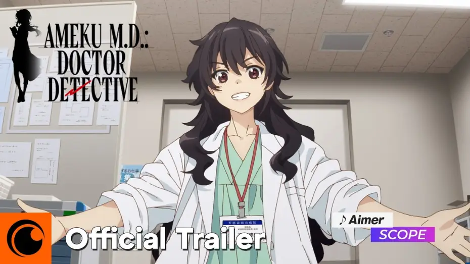 Видео к сериалу Ameku M.D.: Doctor Detective — Official Trailer [Subtitled]