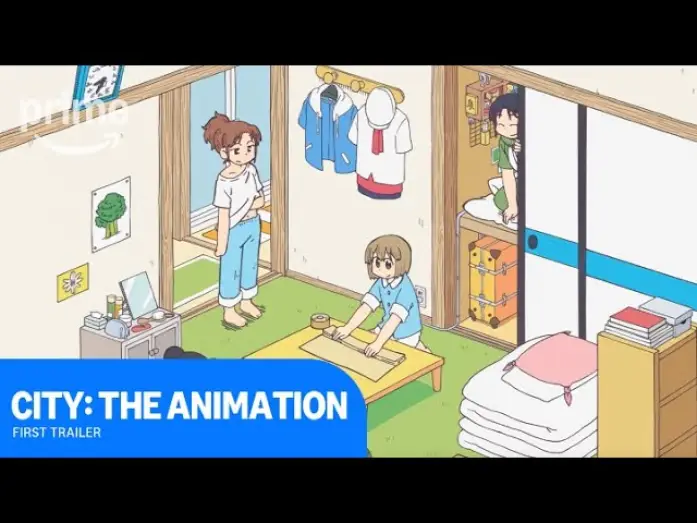 Видео к сериалу CITY THE ANIMATION — Official Trailer [ENG SUB]