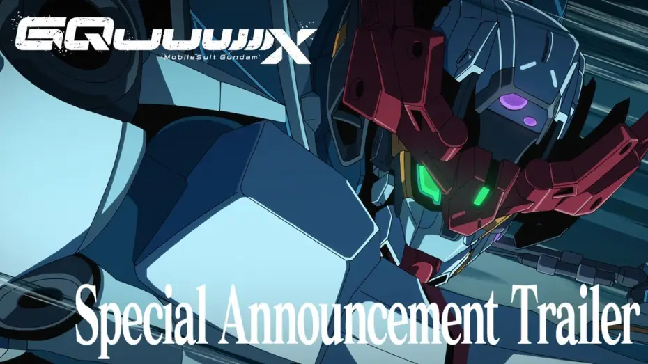 Video for the series Mobile Suit Gundam GQuuuuuuX — Special Announcement Trailer [Subtitled]
