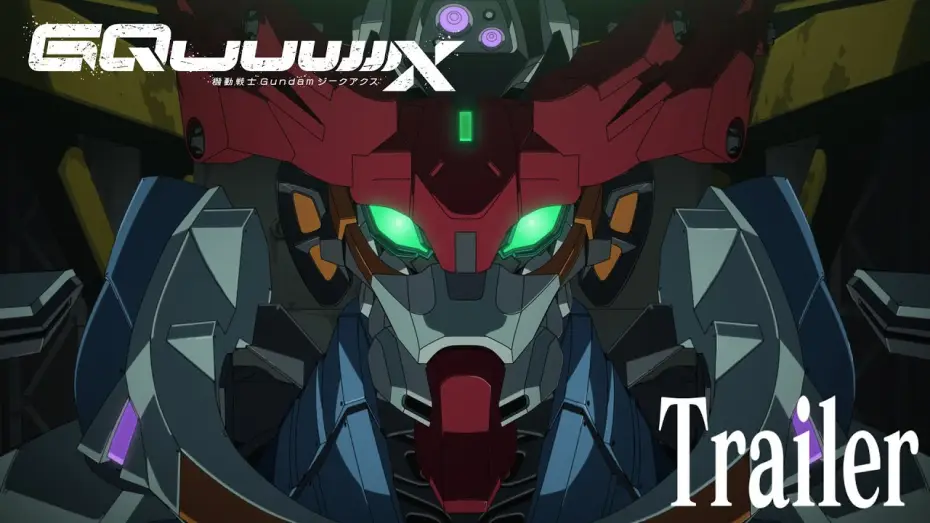 Video for the series Mobile Suit Gundam GQuuuuuuX — Trailer (EN Dub)