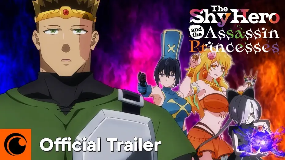 Видео к сериалу The Shy Hero and the Assassin Princesses — Official Trailer [Subtitled]