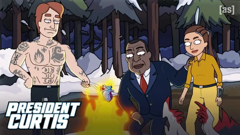 Video for the series President Curtis — Curtis vs. Wendigo