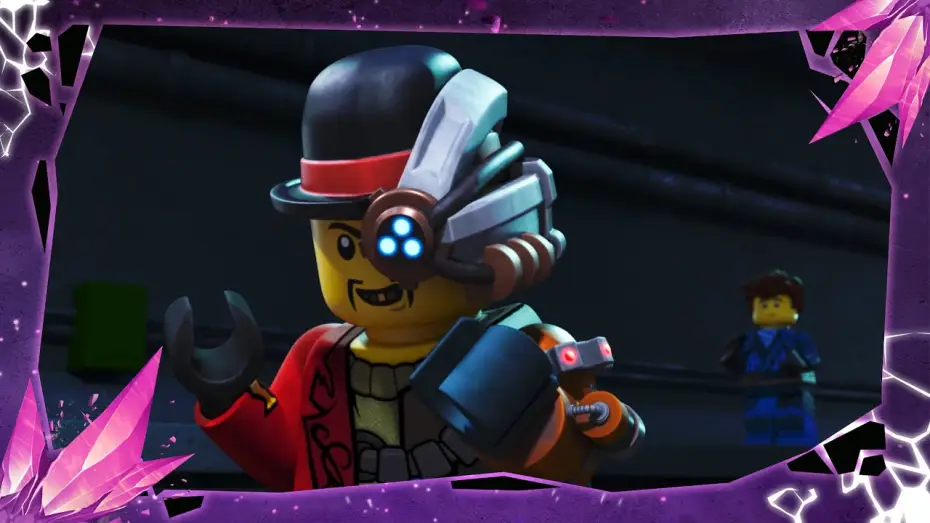Video for the series Ninjago: Masters of Spinjitzu — NINJAGO Crystalized - Ninja vs. The Mechanic