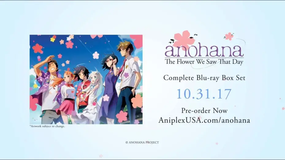 Video for the series Anohana: The Flower We Saw That Day — anohana - The Flower We Saw That Day - TV Series English Dub Trailer