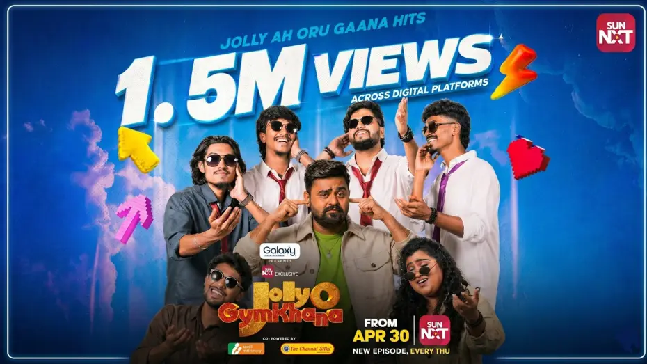 Video for the series Jolly O Gymkhana — Jolly Ah Oru Gaana (Official Music Video) | Jolly O Gymkhana | Sun NXT Exclusive | From Apr 30