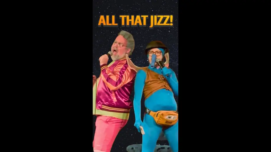 Video for the series The George Lucas Talk Show: Live — Retired Filmmaker George Lucas and Watto sing ALL THAT JIZZ