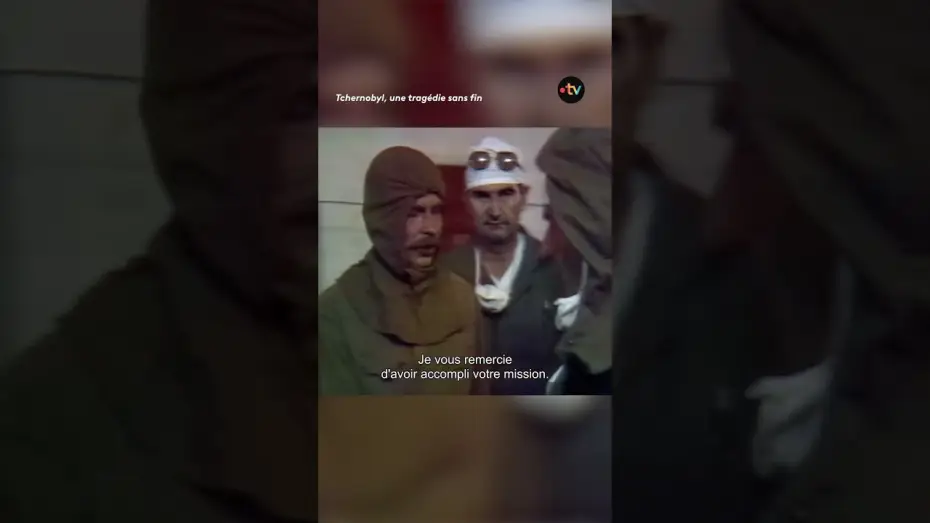 Video for the series Tchernobyl, une tragédie sans fin — Tchernobyl : l'enfer des "liquidateurs" sur le toit de la centrale