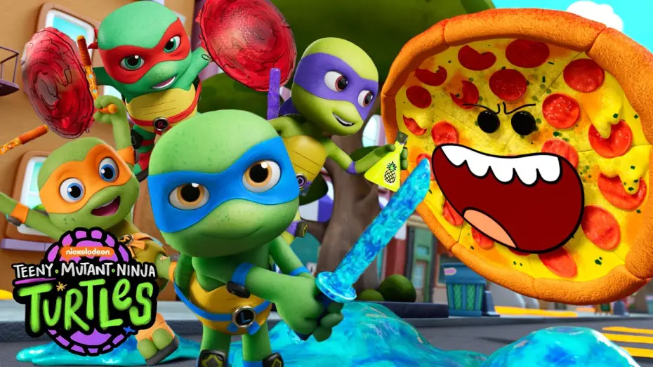Video for the series Teeny Mutant Ninja Turtles — TEENY MUTANT NINJA TURTLES | Episode 1: Pizza Monster 🍕 | Full Episode
