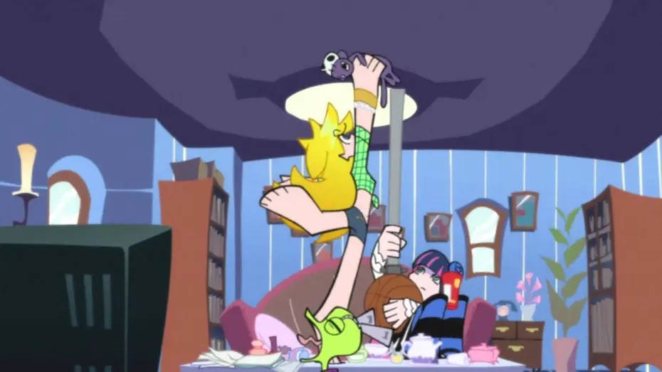Video for the series Panty & Stocking with Garterbelt — Panty and Stocking OFFICIAL Clip - Get a Pole