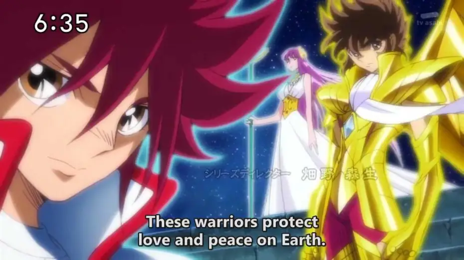 Video for the series Saint Seiya Omega — Opening 1 | Pegasus Fantasy ver.Ω - MAKE-UP feat. Shoko Nakagawa [Subtitled]