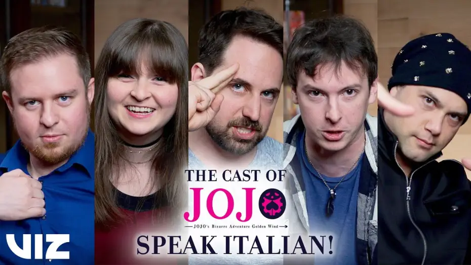 Video for the series JoJo's Bizarre Adventure — Speaking Italian with Phillip Reich, Ray Chase & the Cast of Golden Wind