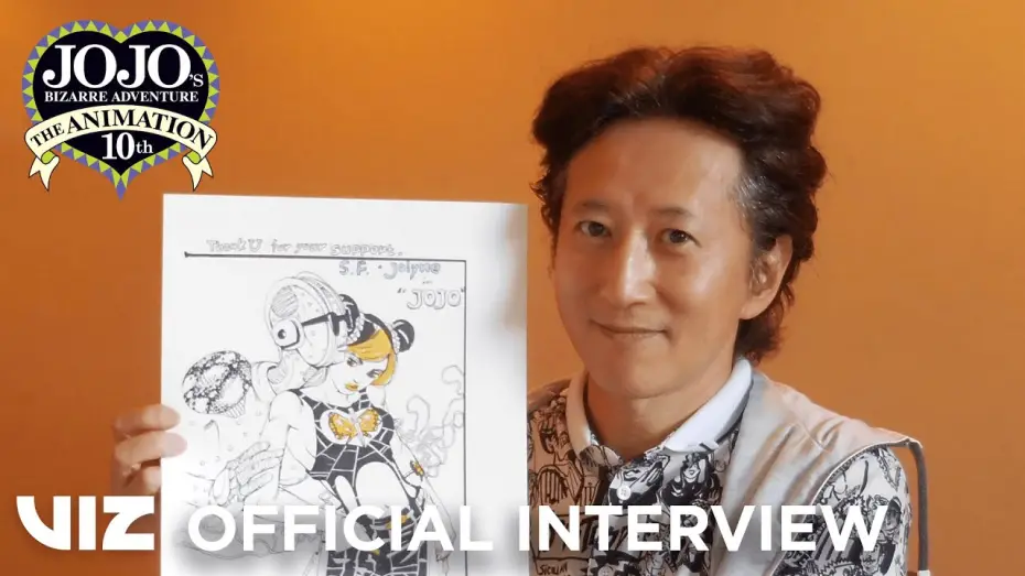 Video for the series JoJo's Bizarre Adventure — Araki Sensei's Special Anniversary Message - JoJo's Bizarre Adventure, Part 6 -- Stone Ocean [Subtitled]