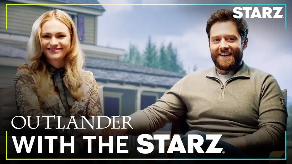Video for the series Outlander — Catchphrase with Sophie Skelton and Richard Rankin