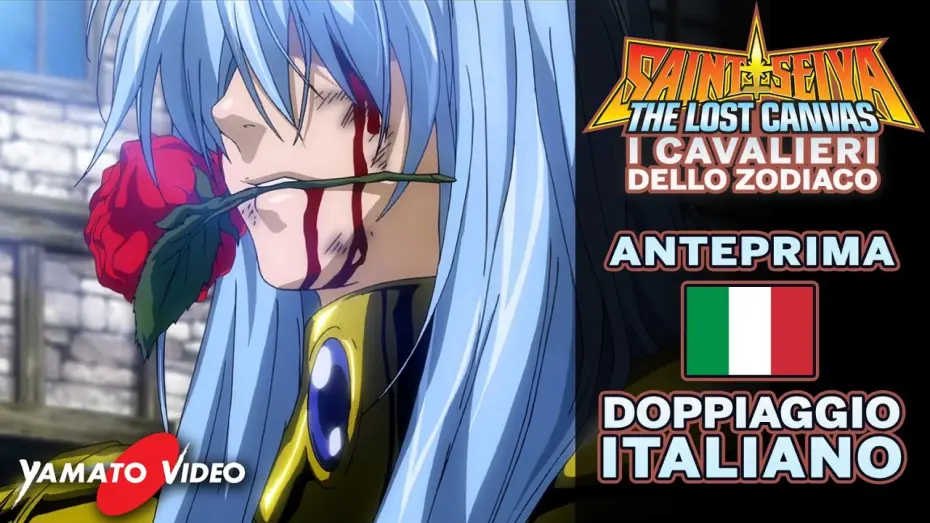 Video for the series Saint Seiya: The Lost Canvas — Saint Seiya: The Lost Canvas [Anteprima doppiaggio] - Albafica di Pisces VS Minos di Griffon