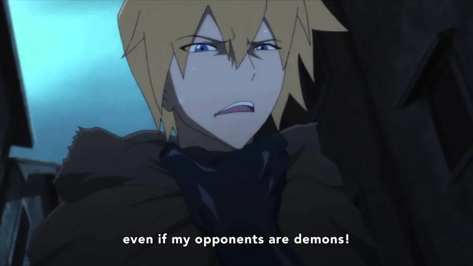 Video for the series Garo: The Animation — GARO THE ANIMATION - OFFICIAL CLIP - THE NIGHT IS FULL OF HORRORS