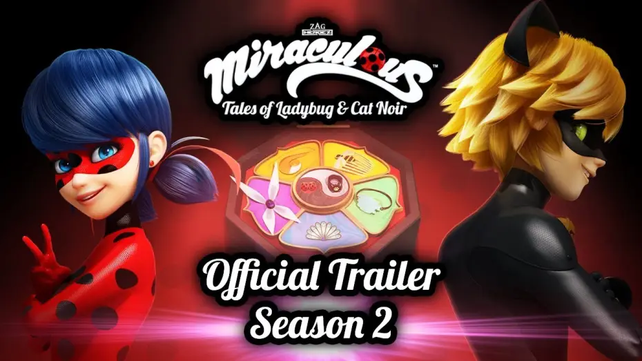 Video for the series Miraculous: Tales of Ladybug & Cat Noir — Miraculous: Tales of Ladybug and Cat Noir - Season 2 Trailer