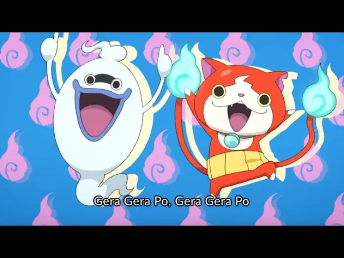Video for the series Yo-kai Watch — English Opening 1 | Gera Gera Po Song (English Ver.) - Peter Michail and Kathryn Lynn [Subtitled]