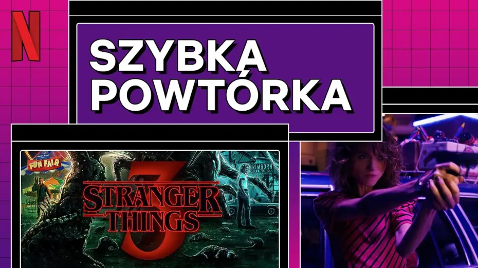 Video for the series Stranger Things — Stranger Things 3 | Podsumowanie | Netflix