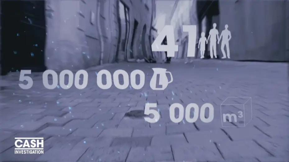Video for the series Cash Investigation — Nîmes, la fuite qui valait 5 millions de litres - Cash investigation