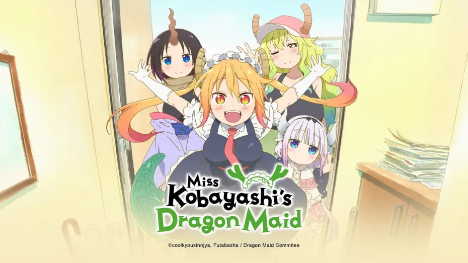 Video for the series Miss Kobayashi's Dragon Maid — Miss Kobayashi's Dragon Maid (Anime-Trailer)