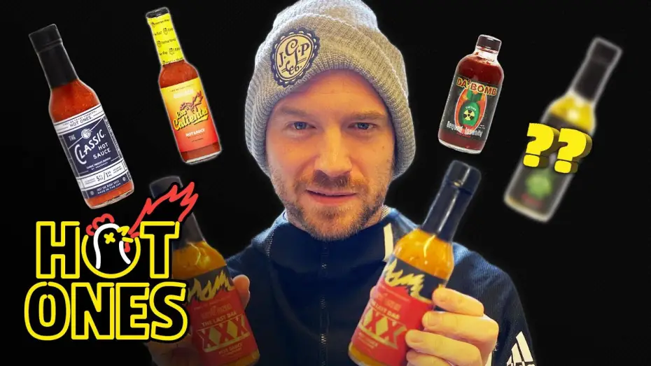 Видео к сериалу Hot Ones — Sean Evans Reveals the Season 12 Hot Sauce Lineup | Hot Ones