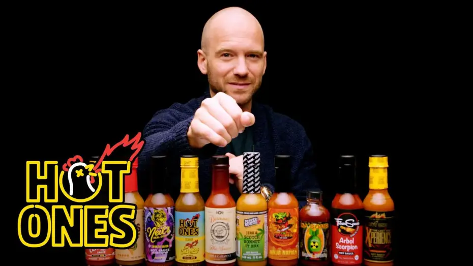 Video for the series Hot Ones — Sean Evans Reveals the Season 25 Hot Sauce Lineup | Hot Ones