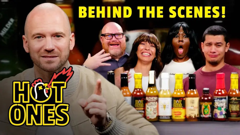 Video for the series Hot Ones — Sean Evans Challenges Hot Ones Superfans | Season 27 Hot Sauce Reveal