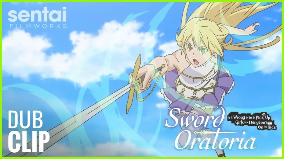 Video for the series Is It Wrong to Try to Pick Up Girls in a Dungeon? On the Side: Sword Oratoria — Sword Oratoria Official English Dub Clip