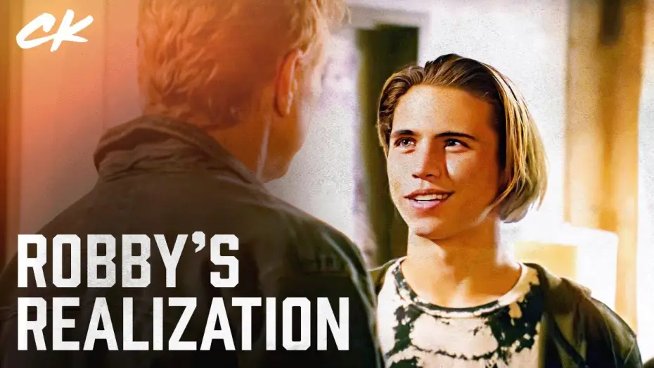 Video for the series Cobra Kai — Robby’s realization