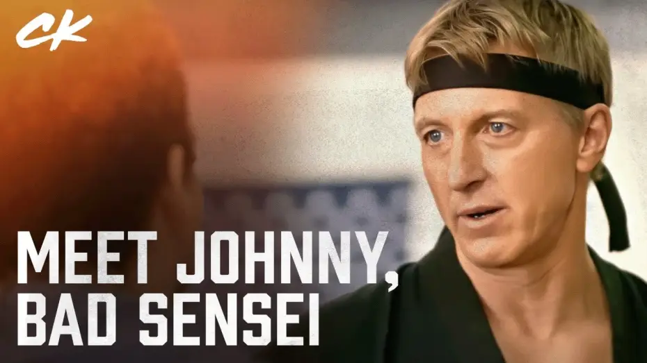 Video for the series Cobra Kai — Meet Johnny Lawrence. Bad Sensei.