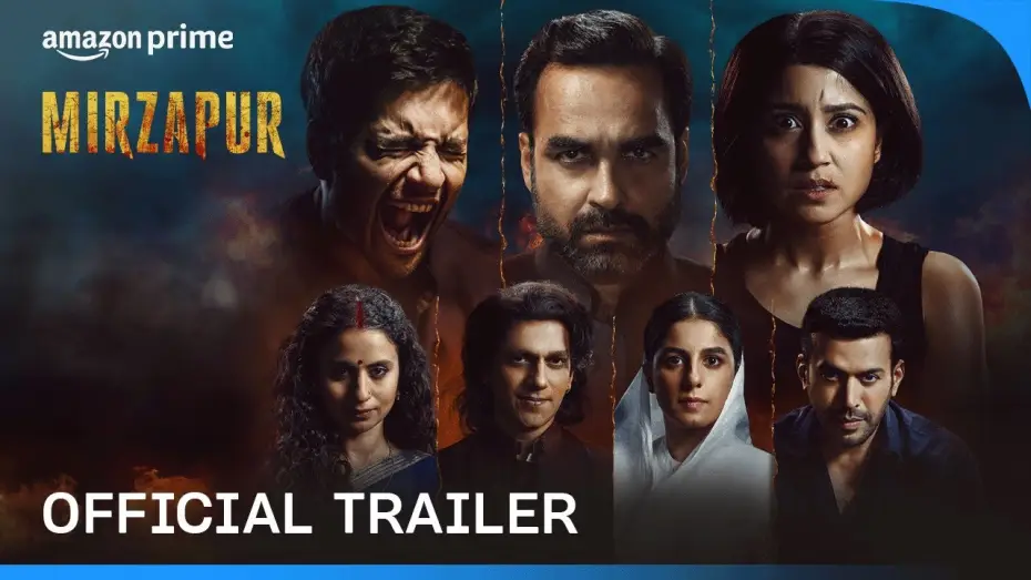 Video for the series Mirzapur — Mirzapur Season 3 - Official Trailer | Pankaj Tripathi, Ali Fazal, Shweta Tripathi, Rasika Dugal