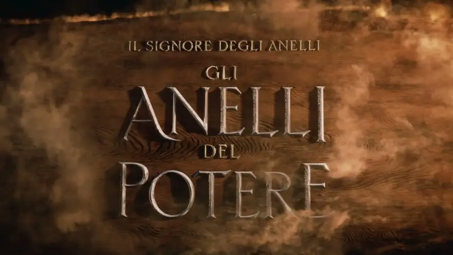 Video for the series The Lord of the Rings: The Rings of Power — Annuncio del titolo
