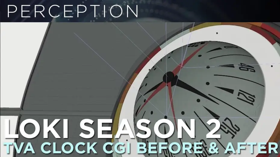 Video for the series Loki — Title Sequence CGI Clock Design