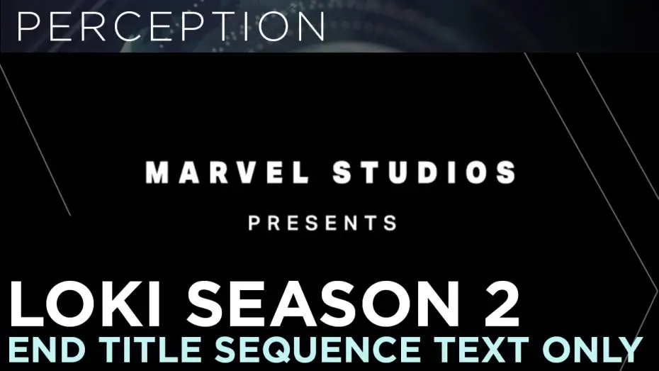 Видео к сериалу Loki — Main On End Credits Title Sequence Text Only