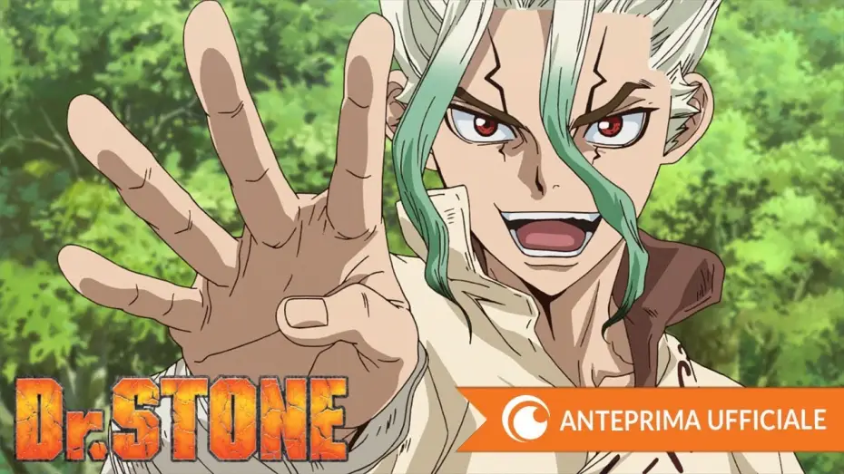 Video for the series Dr. STONE — Anteprima Ufficiale