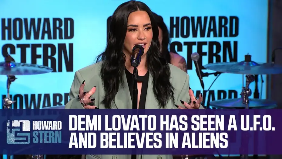 Video for the series The Howard Stern Interview — Demi Lovato Has Seen UFOs and Believes in Aliens