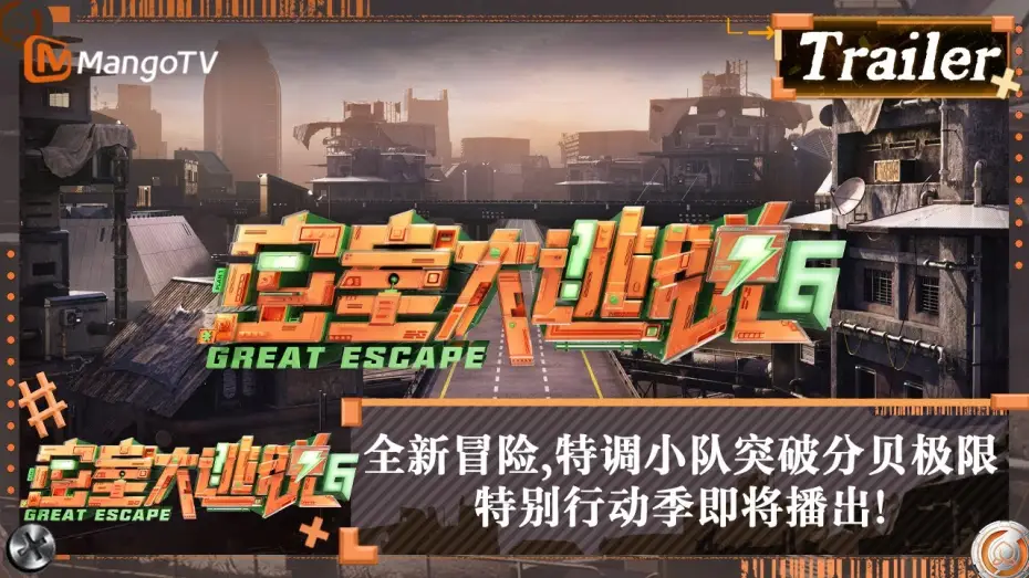Video for the series Great Escape — 【Trailer】特调小队#大张伟#许凯#张国伟#彭昱畅#周笔畅#陈哲远#马伯骞#吴谨言#文俊辉 身陷囹圄？特别行动季即将播出！ | 密室大逃脱6 Great Escape S6 | MangoTV
