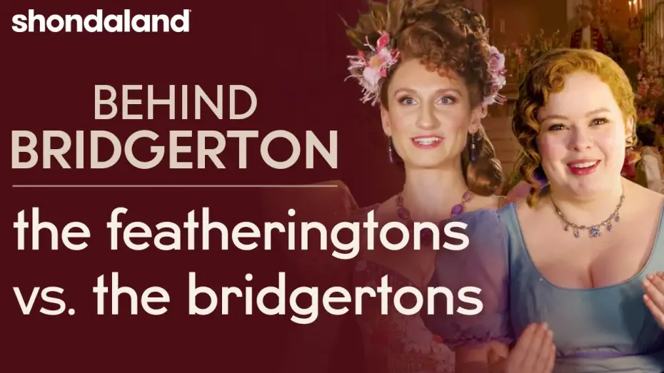 Видео к сериалу Bridgerton — Behind Bridgerton Outtake: The Featheringtons vs. The Bridgertons | Shondaland