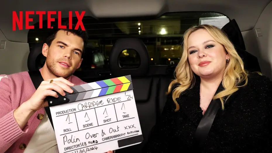 Видео к сериалу Bridgerton — Bridgerton's Nicola Coughlan and Luke Newton Take A Carriage Tour of London | Netflix