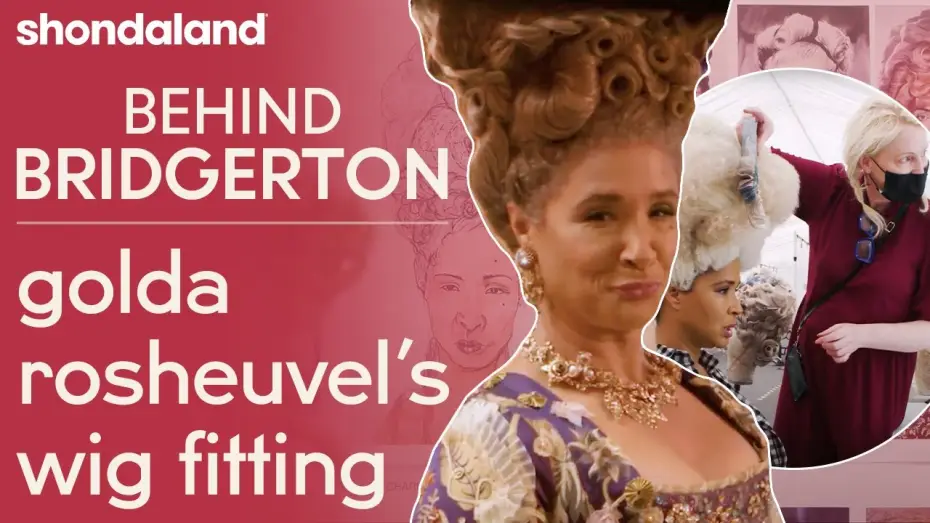 Видео к сериалу Bridgerton — Behind Bridgerton Outtake: Golda Rosheuvel's Wig Fitting | Shondaland