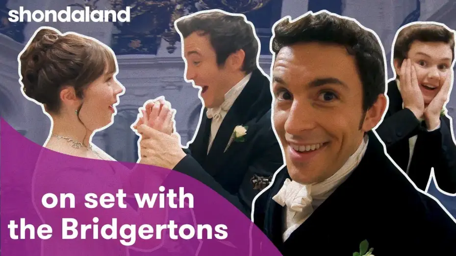 Видео к сериалу Bridgerton — Behind the scenes w/ the Bridgerton Family | Shondaland